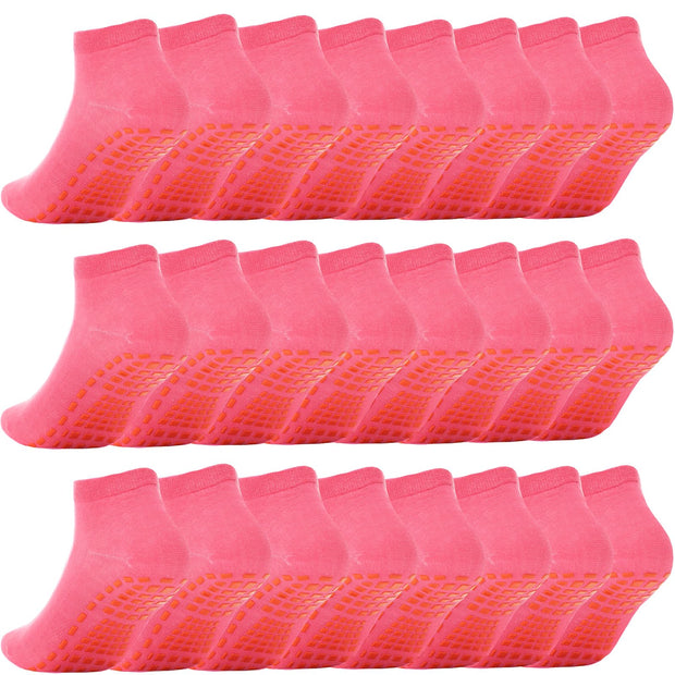 Pilates Grip Socks for Women Men Cute Non Slip Grippy Socks Woman for Yoga Barre Trampoline Hospital