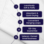 Ultra Soft & Plush Viscose from Bamboo Bath Sheets - 700 GSM Pack of 2 - Extra Large 70x35 in - Super Absorbent & Quick Drying (Pewter Grey)