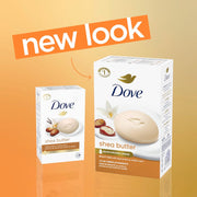 Dove Beauty Bar Soap Shea Butter, 8 Count