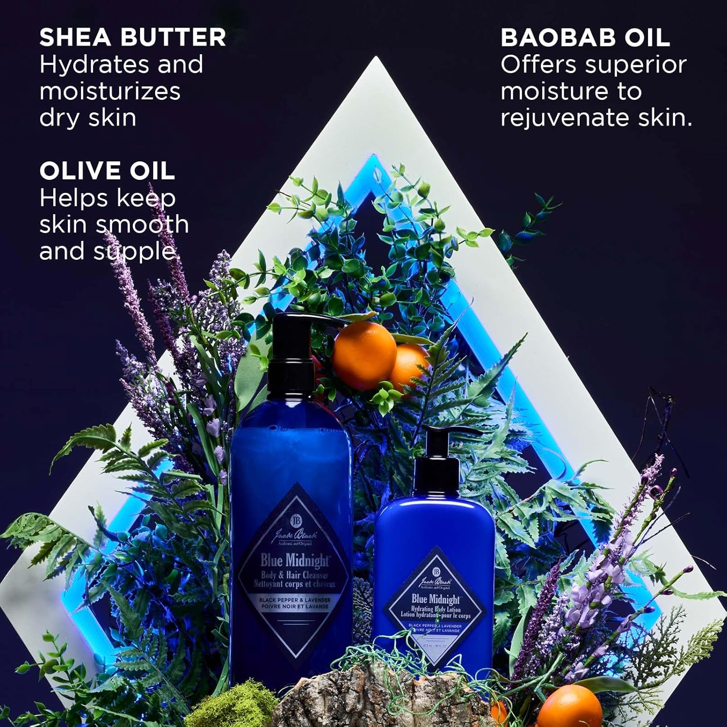 Jack Black Blue Midnight Hydrating Body Lotion
