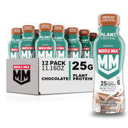 Muscle Milk Plant Based Protein Shake, Vanilla Caramel, 11.16 Fl Oz (Pack of 12)