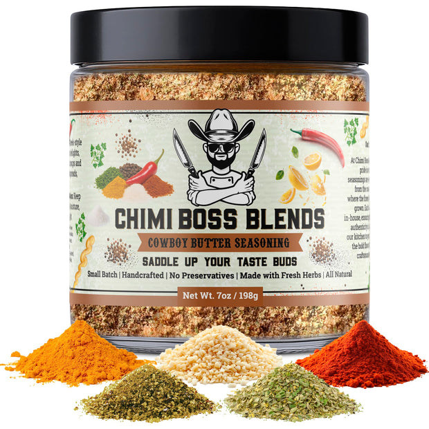 Lemon Pepper Seasoning by Chimi Boss Blends, 5oz – Bold Zesty Citrus & Cracked Pepper Spice Blend, – Gourmet All-Natural Rub for Chicken, Fish, Veggies, Grilling, Air Fryer & Everyday Cooking