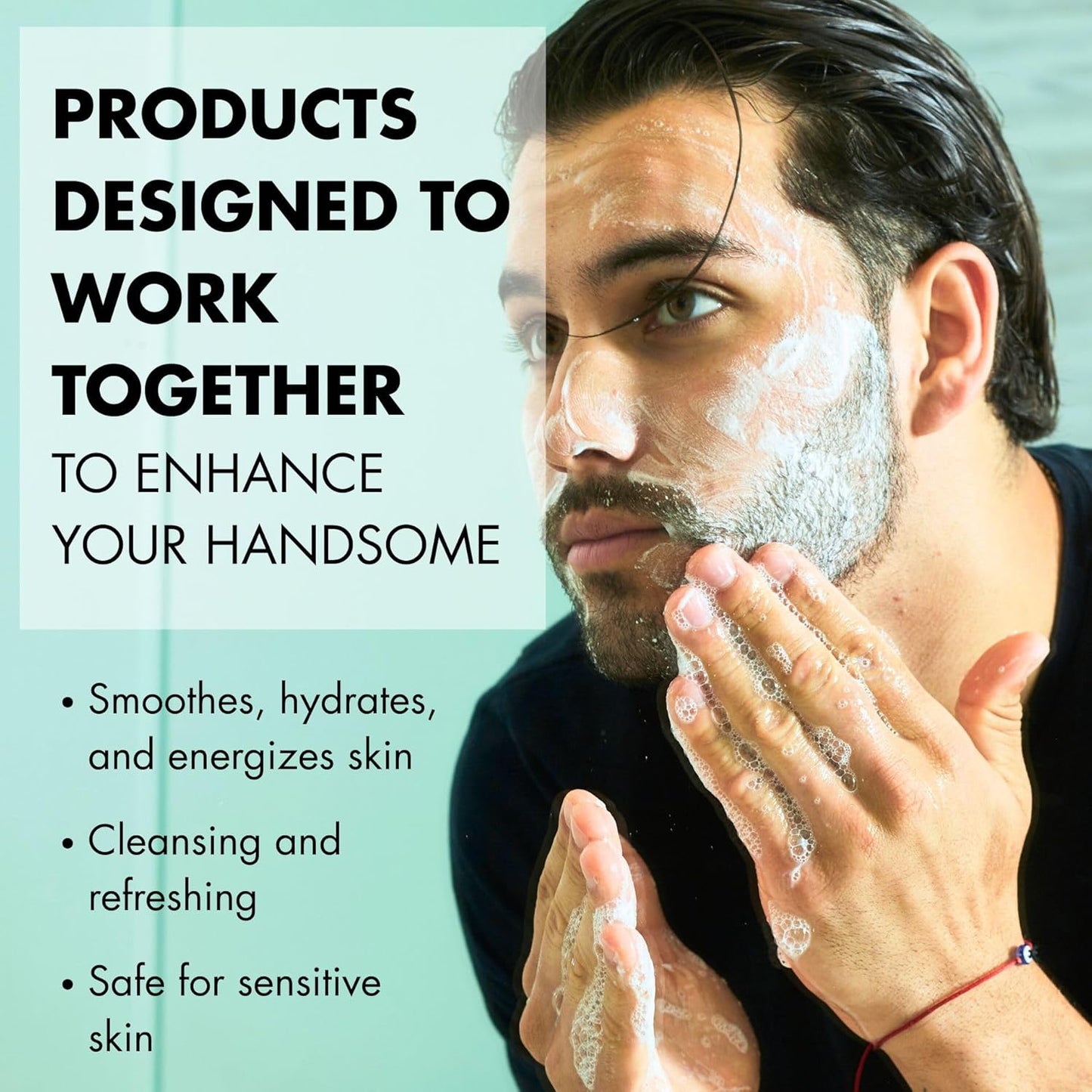 Tiege Hanley Mens Skin Care Gift Box Set, Bronze - Men's Skincare Set Includes Face Wash, Facial Moisturizer with SPF 20 Sunscreen & Moisturizing Lip Balm
