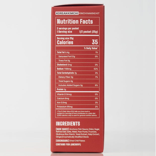 QuicKimchi DIY All Purpose Korean Kimchi Making Sauce Kit, 5-Minute Prep, Total 4 Servings, Base Liquid Sauce and Chili Flakes(gochugaru) 만능 김치 소스