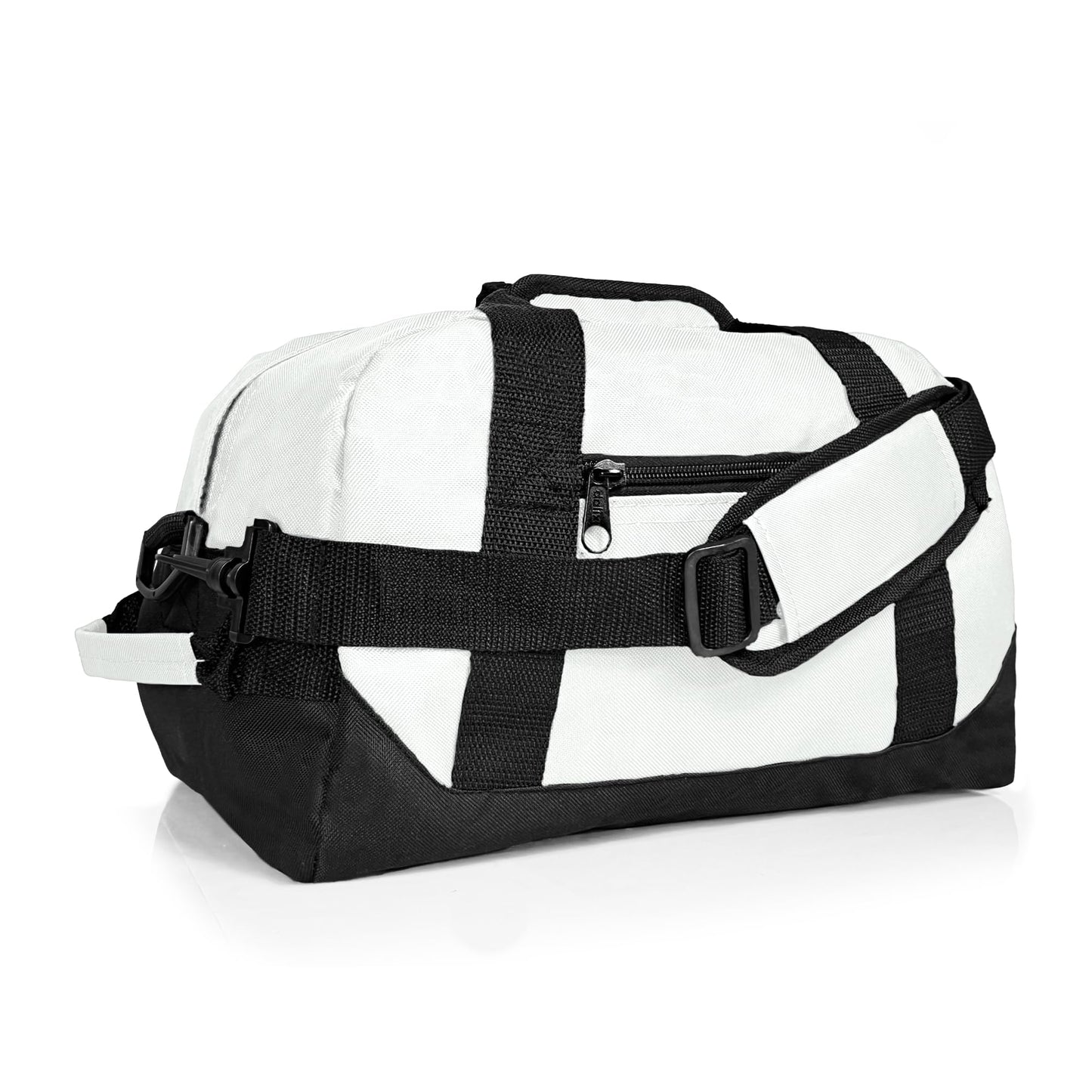 DALIX 14" Small Duffle Bag Two Toned Gym Travel Bag
