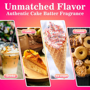 Rylenor 3 Oz Natural Cake Batter Extract for Baking, Oli-Soluble Sugar-Free Cake Batter Extract for Drinks, Coffee, Lattes, Concentrated Birthday Cake Flavor for Frosting, Cupcakes & Ice Cream, Includes Measured Dropper