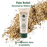 Nature's Willow Willow Balm Natural Pain Relief Cream for Muscles & Joints | Fast-Acting with Willow Bark & Menthol | Free from Artificial Fragrances & Dyes | 1-Pack | 3.5 fl oz