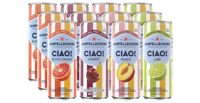 San Pellegrino Ciao 4 Flavor Variety- 3 of Each Flavor- 12 Pack