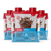 SlimFast Meal Replacement Shake, Original Cappuccino Delight, No Added Sugar, Meal Replacement Shakes, 10g Ready to Drink Protein, 5g Fiber, 25 Vitamins and Minerals, 11 Fl. Oz, 12 Count