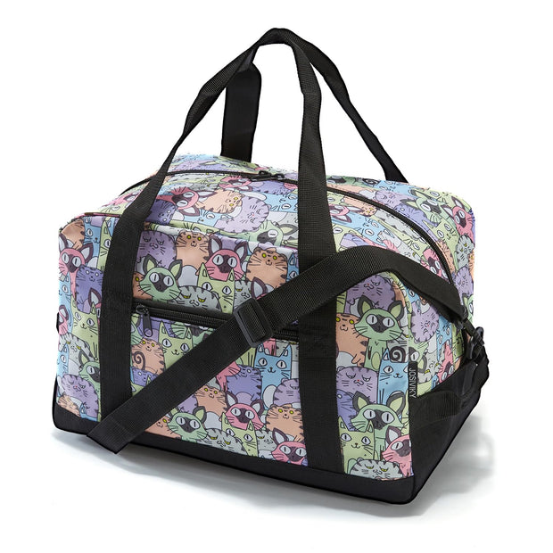 Small Gym Bag 14 inch, Mini Duffel Bag, Carry On Lightweight for Travel Sport, Small Duffle Bags Gym Bags for Men &Women - Black