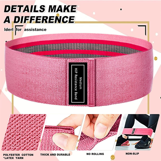 Pilates Essentials Kit for Home Women, Pilates Equipment for Workouts, 6 Fabric Resistance Bands, 12 Inch Magic Circle Yoga Ring, Mini Exercise Ball, Great Exercise Equipment