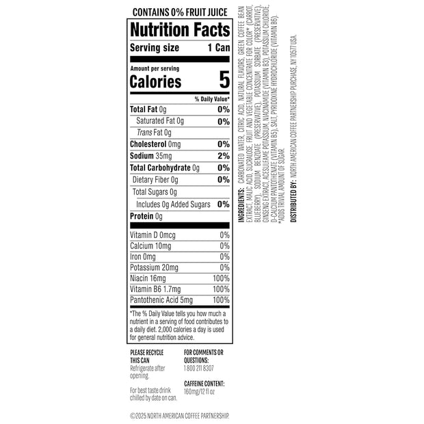 Starbucks Iced Energy Drink, Blueberry Lemonade, Zero Sugar Energy Drink, Plant Based Caffeine, Hydration, Mental Clarity, 12 Fl Oz Cans (Pack of 12)