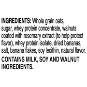 Quaker, Protein Instant Oatmeal, Banana Nut, 12.9 Oz, 6 Count (Pack of 2)