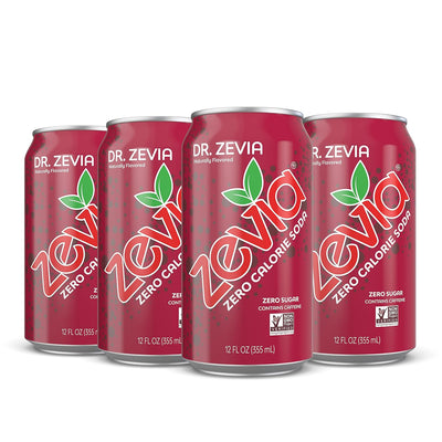 Zevia All Natural Diet Soda - Dr. Zevia - 12 ounces - 6 Cans