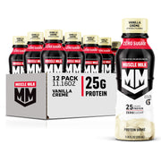 Muscle Milk Genuine Protein Shake, Chocolate, 25g Protein, 11.16 Fl Oz (Pack of 12), Packaging May Vary