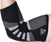 Nordic Lifting Elbow Compression Sleeves (1 Pair) – Support for Pain Relief, Tendonitis, Golfer’s & Tennis Elbow Recovery