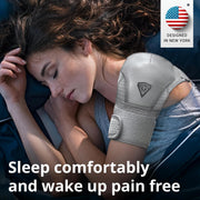 Shoulder Brace - Support & Injury Prevention Brace- Joint Pain Releaser- Shoulder Compression Wrap Strap - Adjustable Injury Accessories for Shoulders - Premium Quality Strap by FIGHTECH (Pink, L-XL)