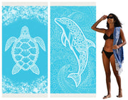 Thin Turkish Beach Towel Quick Dry Absorbent Cotton Lightweight Bath Pool Towels Extra Large Oversized Sand Free Beach Stuff Cloud Adults Gift