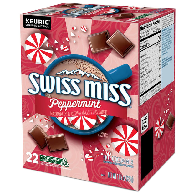 Swiss Miss Milk Chocolate Hot Cocoa, Single-Serve Keurig K-Cup Pods, Hot Chocolate, 44 Count