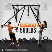 Yes4All Multi-Grip Wall Mount Pull-Up Bar, 16 Inches & 24 Inches Reversible Stud and Wall Compatibility Mounted Pull Up Bar Design, Solid Construction Strength Training