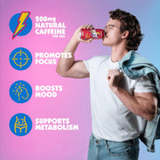 Redcon1 JOLT Cola Energy Drink – 200mg Caffeine, Zero Sugar, 16oz Can – Classic 80s Flavor, Nootropics, B-Vitamins, Metabolism Boost – Performance Energy Beverage (12 Pack)