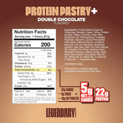 Legendary Foods 22 g Protein Pastry Bundle - Low Carb Meal Replacement Bar - Gluten Free Protien Snacks - Healthy Keto Snack Box - Low Sugar Energy Bars - Bariatric Diabetic Friendly 16 Pack