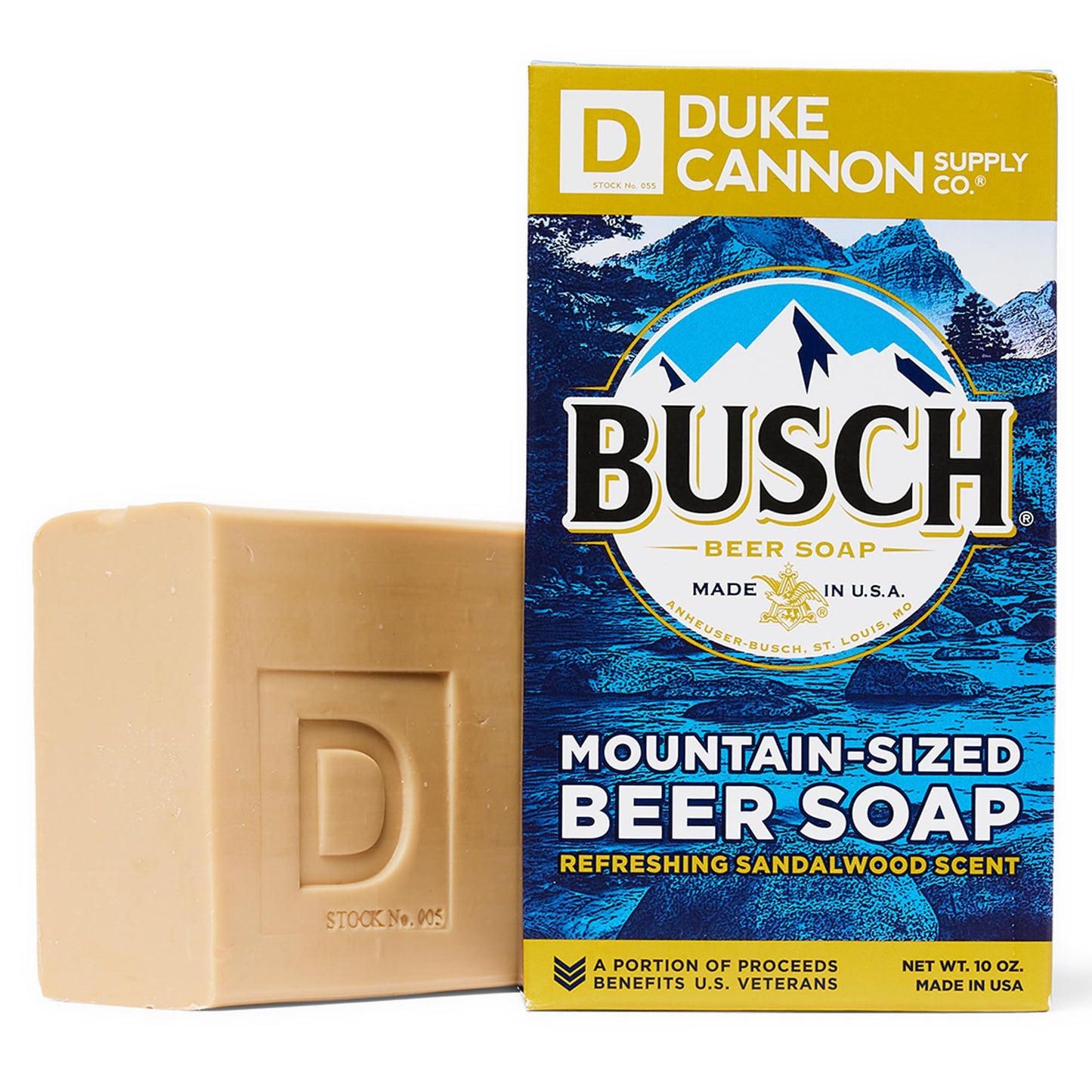 Duke Cannon Supply Co. Big Brick of Soap for Men, Trophy Game Scent, 10 oz (Pack of 1)