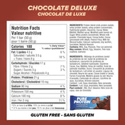 Pure Protein Gluten Free Chocolate Protein Bars, 50g, 6ct, 20g Protein Per Bar, Imported from Canada