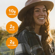 think! Delight Protein Bars, Chocolate Peanut Butter Pie, Low Sugar & Low Carb Gluten-Free Snack, Keto Friendly Snacks, 12 Count (Packaging May Vary)