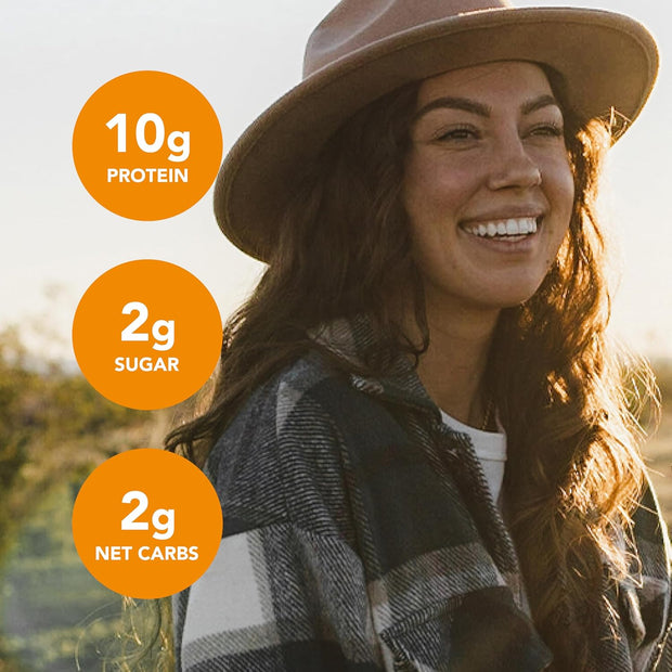 think! Delight Protein Bars, Chocolate Peanut Butter Pie, Low Sugar & Low Carb Gluten-Free Snack, Keto Friendly Snacks, 12 Count (Packaging May Vary)