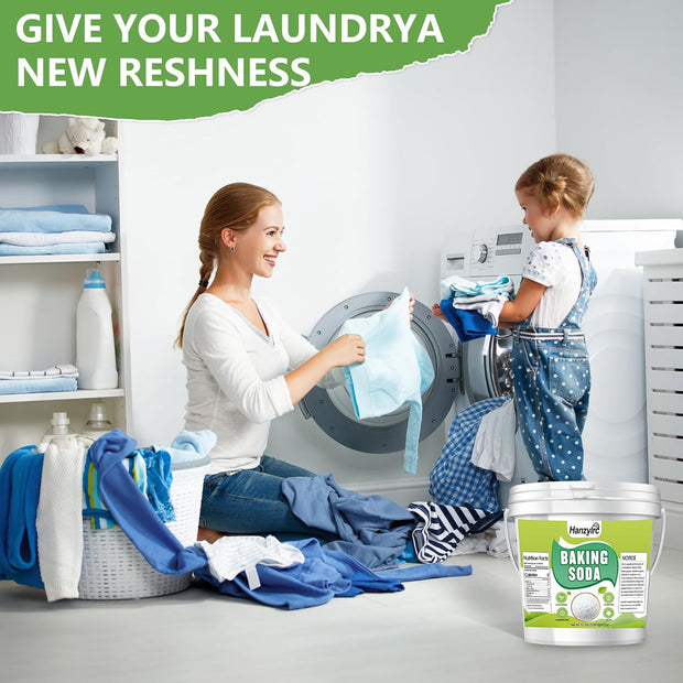 11.2 lb Baking Soda Powder Bulk, Food Grade, 100% Pure Sodium Bicarbonate Powder, Can Neutralize Acidic Ingredients, Used for Bread, Cookies and Other Baked Goods, Also Can Clean and Deodorize