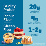 Quest Nutrition Fruit Flavored Variety Pack Protein Bars, High Protein, Low Carb, Gluten Free, Keto Friendly, 12 Count