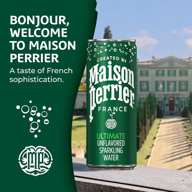 Maison Perrier Ultimate Sparkling Water, 11.15 Fl Oz Cans, 8 Count 89.2 fl oz