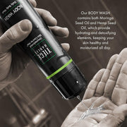 Tiege Hanley Daily Body Wash for Men | Gently Removes Dirt, Sweat and Oil | Cucumber Scent | 10 fluid ounces | Made in the USA | 2 Pack