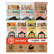 Taos Bakes - Variety Pack - Breakfast Bars - High Protein and High Fiber packed Granola Bars - Gluten Free & Non-GMO - Healthy Snacks for Adults & Kids – Trail Mix Bars - 12 Pack, 1.8oz ea