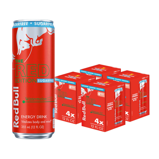 Red Bull Pink Edition Sugar Free Energy Drink, Wild Berries, 8.4 fl. oz., Pack of 8 cans, with 80mg Caffeine, Taurine & B Vitamins