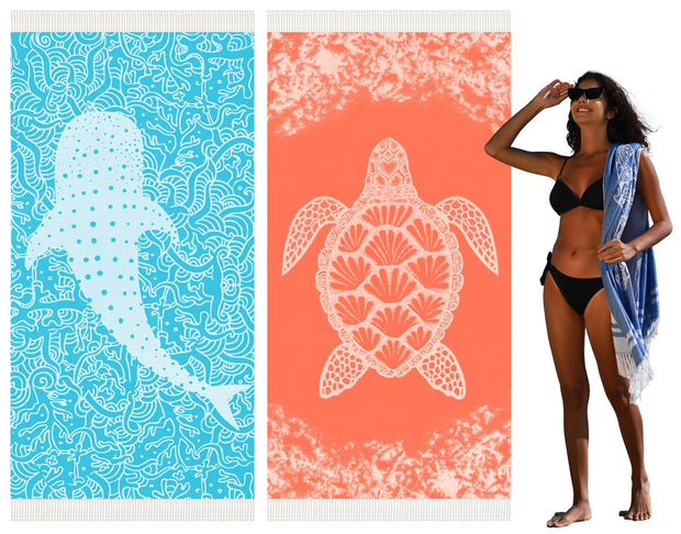 Thin Turkish Beach Towel Quick Dry Absorbent Cotton Lightweight Bath Pool Towels Extra Large Oversized Sand Free Beach Stuff Cloud Adults Gift