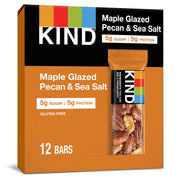 KIND Nut Bars, Dark Chocolate Nuts and Sea Salt, Healthy Snacks, Gluten Free, Low Sugar, 6g Protein, 12 Count