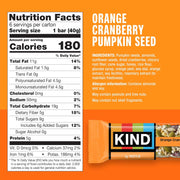 KIND Bars Seeds, Fruit and Nuts Variety Pack, Strawberry, Dark Chocolate Raspberry and Orange Cranberry, Good Source of Fiber, 5g Protein, Gluten Free Snack Bars, 18 Count