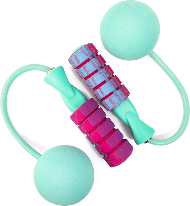 Jump Rope, Weighted Ropeless Skipping Rope for Fitness, Tangle-Free Rapid Speed Cordless Jump Rope Workout for Men, Women, Children…