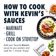 Kevin's Natural Foods Orange Sauce - Keto and Paleo Simmer Stir-Fry Sauce, Gluten Free, No Preservatives, Non-GMO - 3 Pack