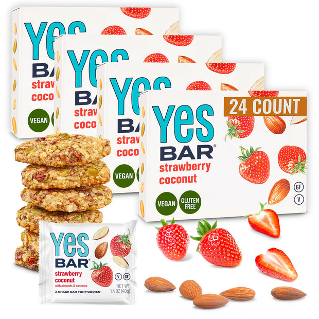 YES Bar – Black Sesame Sea Salt – Plant Based Protein, Decadent Snack Bar – Vegan, Paleo, Gluten Free, Dairy Free, Low Sugar, Healthy Snack, Breakfast, Low Carb, Keto Friendly (Pack of 6)