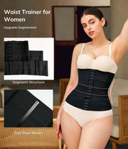 LODAY Segmented Waist Trainer for Women Corset Shapewear Waist Cincher Tummy Control Body Shaper