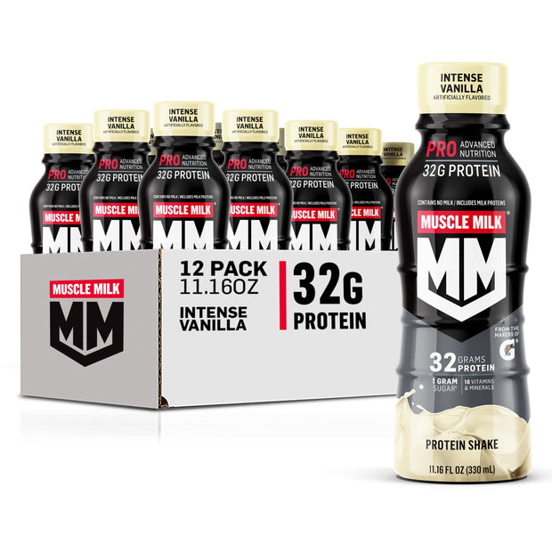 Muscle Milk Pro Series Shake, Cookies 'n Creme, 11.16 Fl Oz Bottles (Pack of 12)