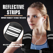 Weighted Vest Men or Women - 5/10/15/20/25/30lbs Weights with Reflective Stripe, Weighted Vest for Workout Equipment for Strength Training Running - Walking Weight Loss