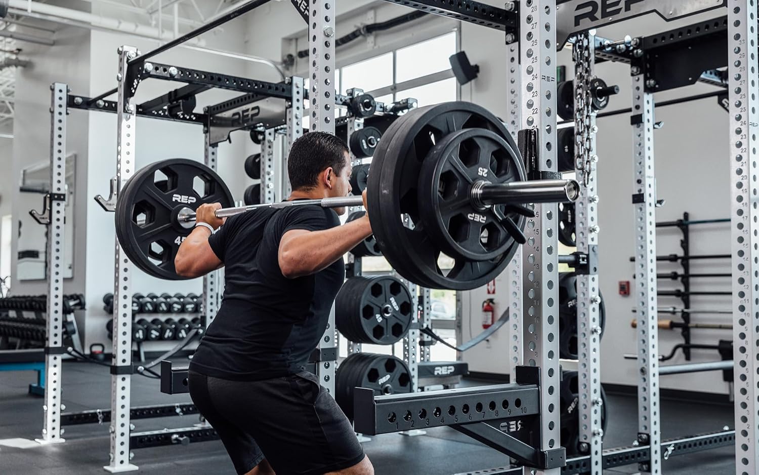 Rep Fitness Barbells- Choose between the Teton Training Barbell (15 or 20KG), Delta Mixed-Use Bar (20KG), Badlands Powerlifting Barbell (20KG)