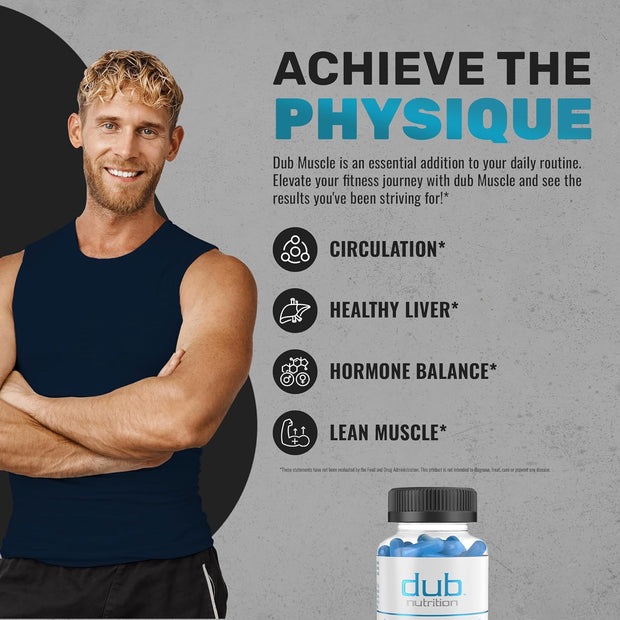 Muscle Supplement - Milk Thistle, Beta Alanine, Acai, Vitamins B6 and C - Supports Recovery, Strength and Wellness - 90 Capsules