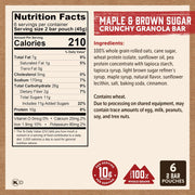 Kodiak Cakes Protein Crunchy Granola Bar, Maple Brown Sugar, (Pack of 12 Boxes)