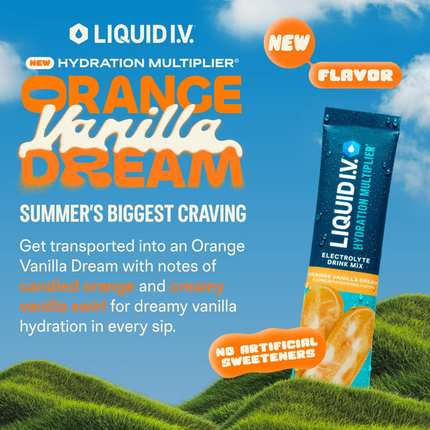 Liquid I.V.® Hydration Multiplier - Passion Fruit | Electrolyte Powder Drink Mix | 3 Pack (48 Servings)