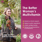 Womens Multivitamin Gummy with Iron, Biotin 2500mcg, Collagen, Keratin, Daily Vitamins A C D E Folate, B Complex, Methylated Multivitamin for Women Support Energy, Beauty, Immune, Sugar Free, 60 Count